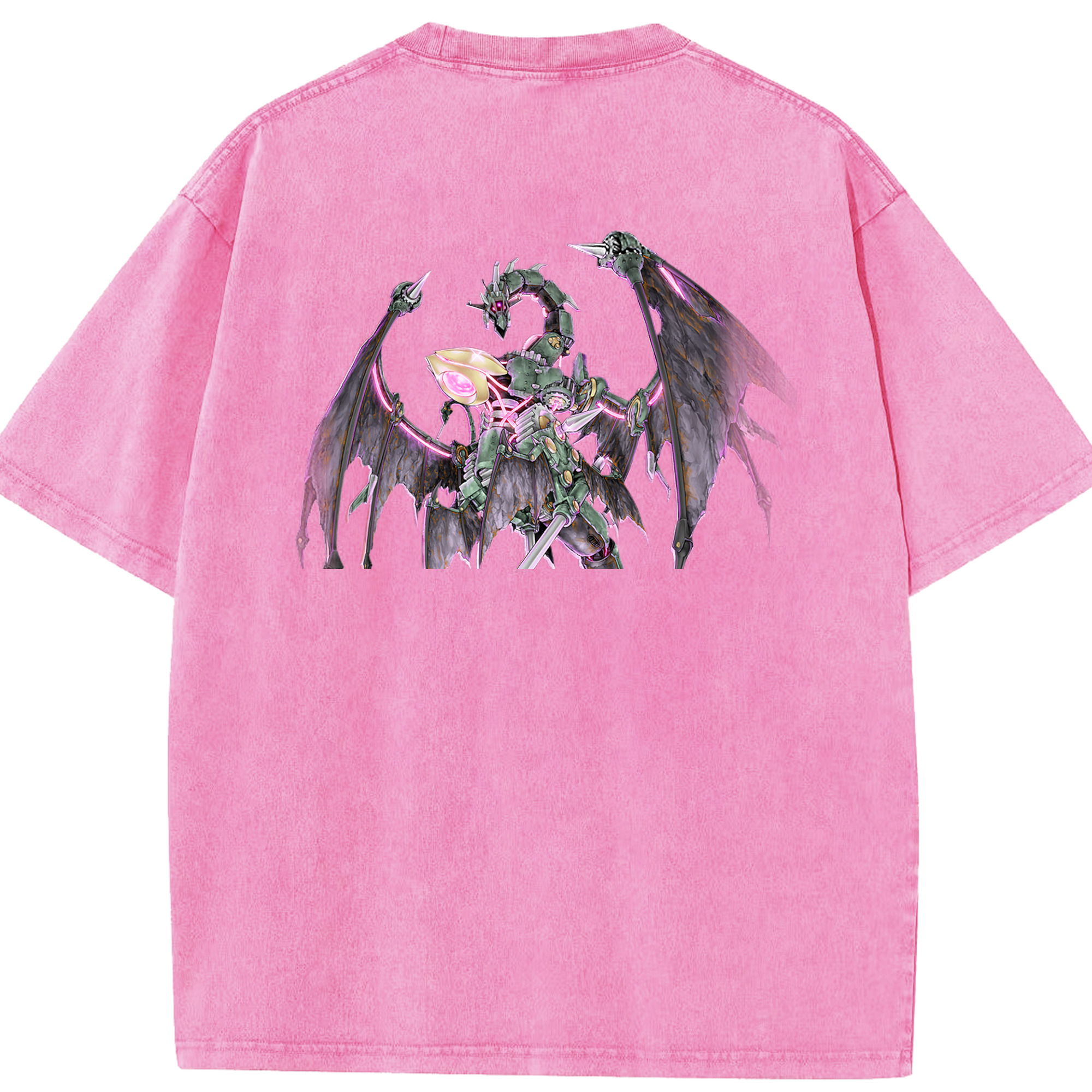 （画像用） 遊☆戯☆王 Yu-Gi-Oh! 綿100% ヴィンテージ風 半袖Tシャツ（背面プリント）